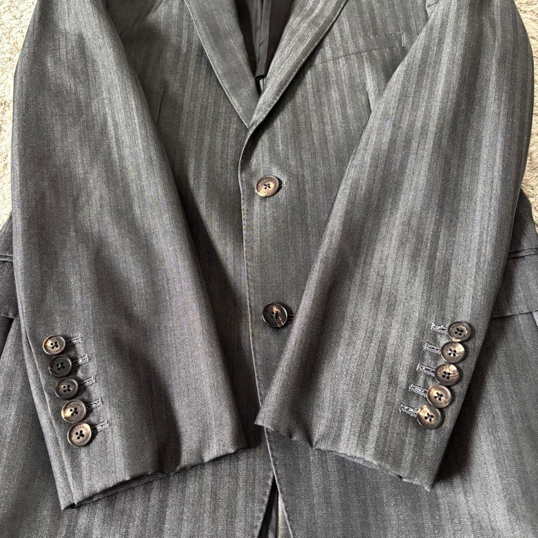 【極美品✨】ブラックレーベルクレストブリッジ　スーツ　セットアップ　ストライプ