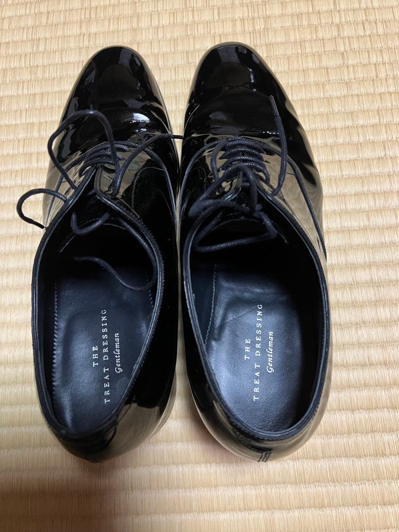 TREAT DRESSING ブラック ドレスシューズ 8 1/2