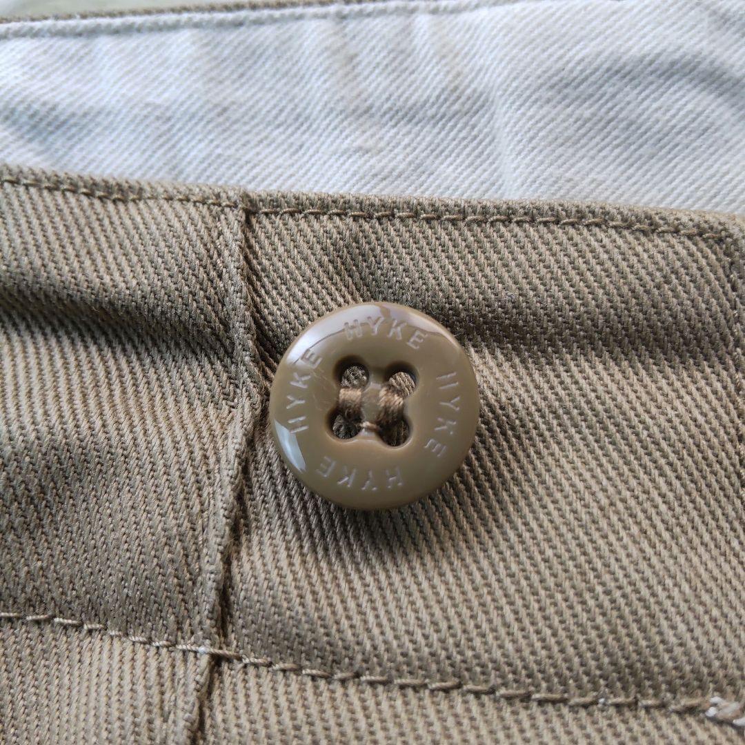 【新品未使用品】ハイク　アーミーチノパンツ　大きいサイズXL　ロゴ刻印ボタン