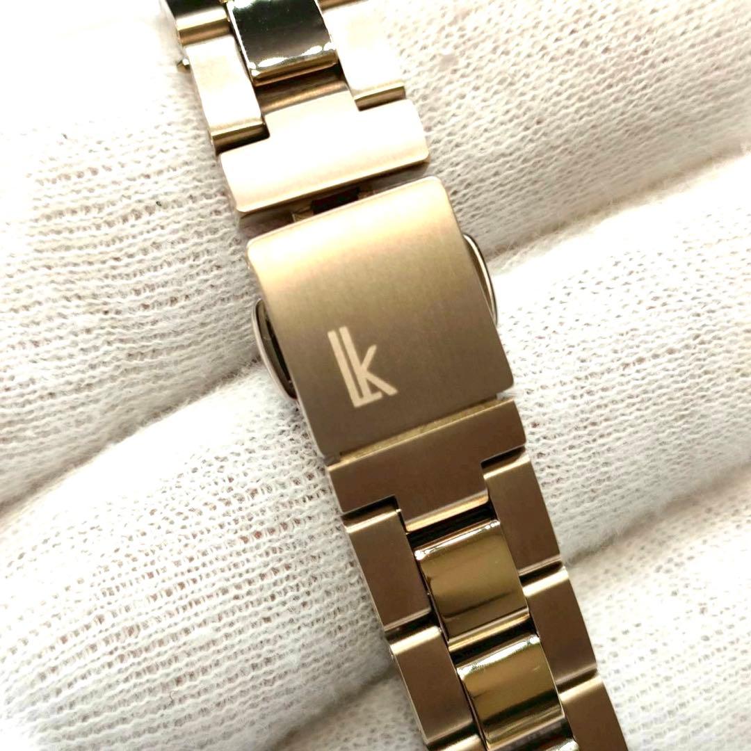SEIKO✨ルキア ゴールド シェル文字盤 1P ダイヤ ソーラー電波 腕時計