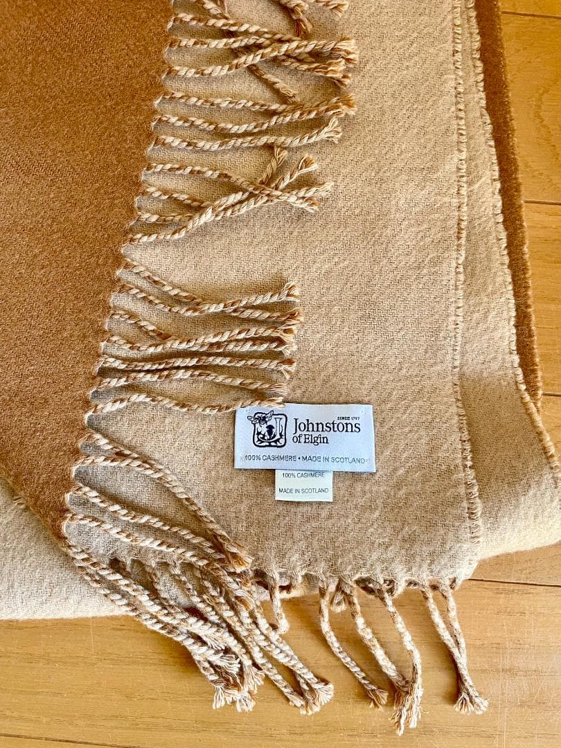 Johnstons of Elgin ストール 2トーン　リバーシブル
