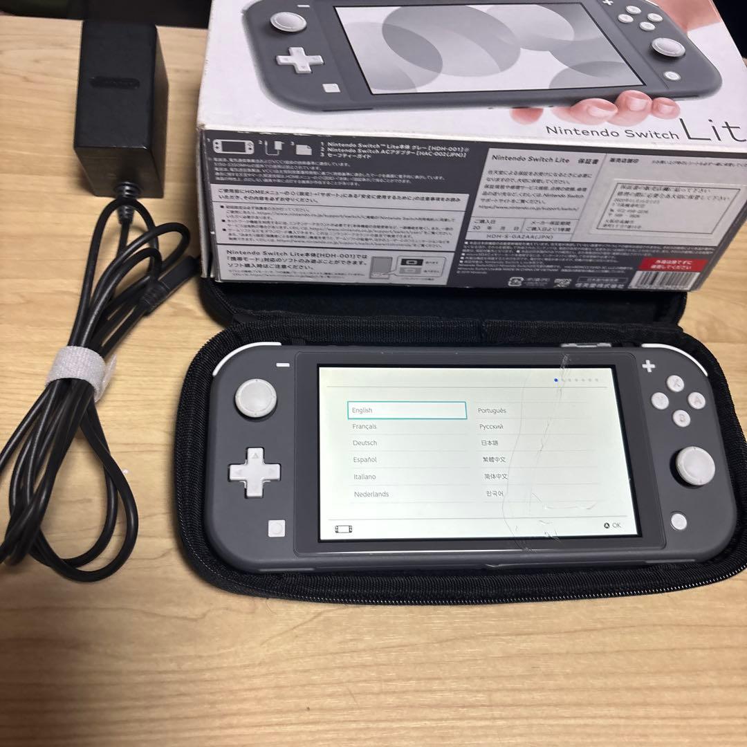 任天堂Switch lite 本体・ケース・充電器・箱