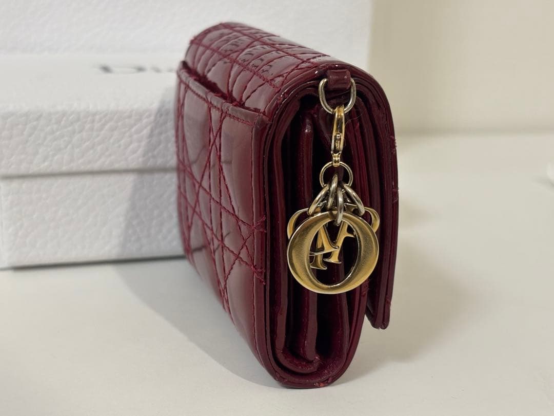 ディオール　Lady Dior Lotus ウォレット