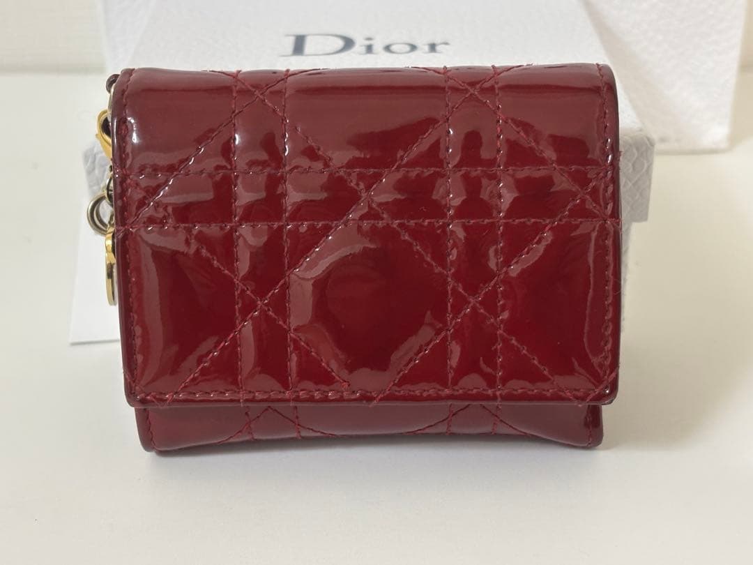 ディオール　Lady Dior Lotus ウォレット