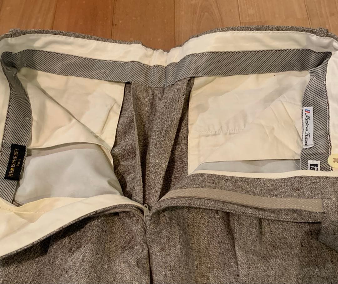 【美品】エミスフィール　カシミヤ混ウール　パンツ