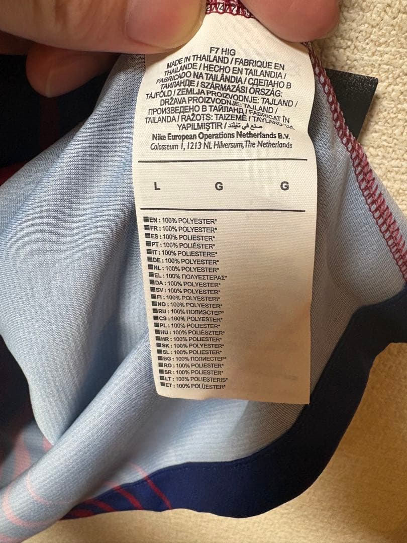 【正規品・タグ付き】 バルセロナ メッシ 17/18 リーグMVP得点王 L