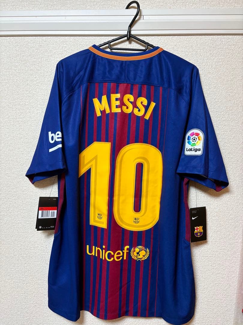 【正規品・タグ付き】 バルセロナ メッシ 17/18 リーグMVP得点王 L