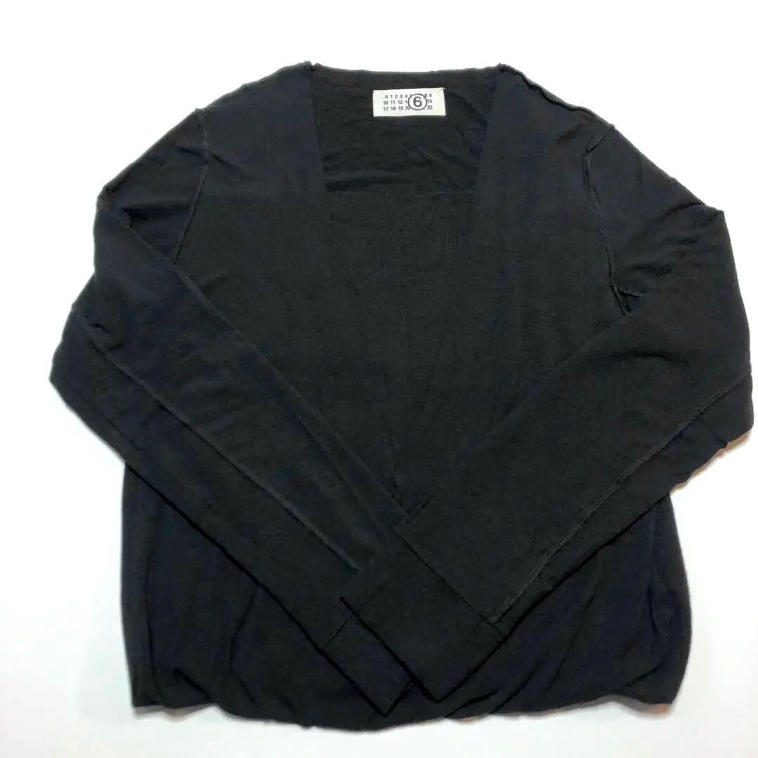 希少！！MM⑥ マルタンマルジェラ本人期　2way Vネックロングニット