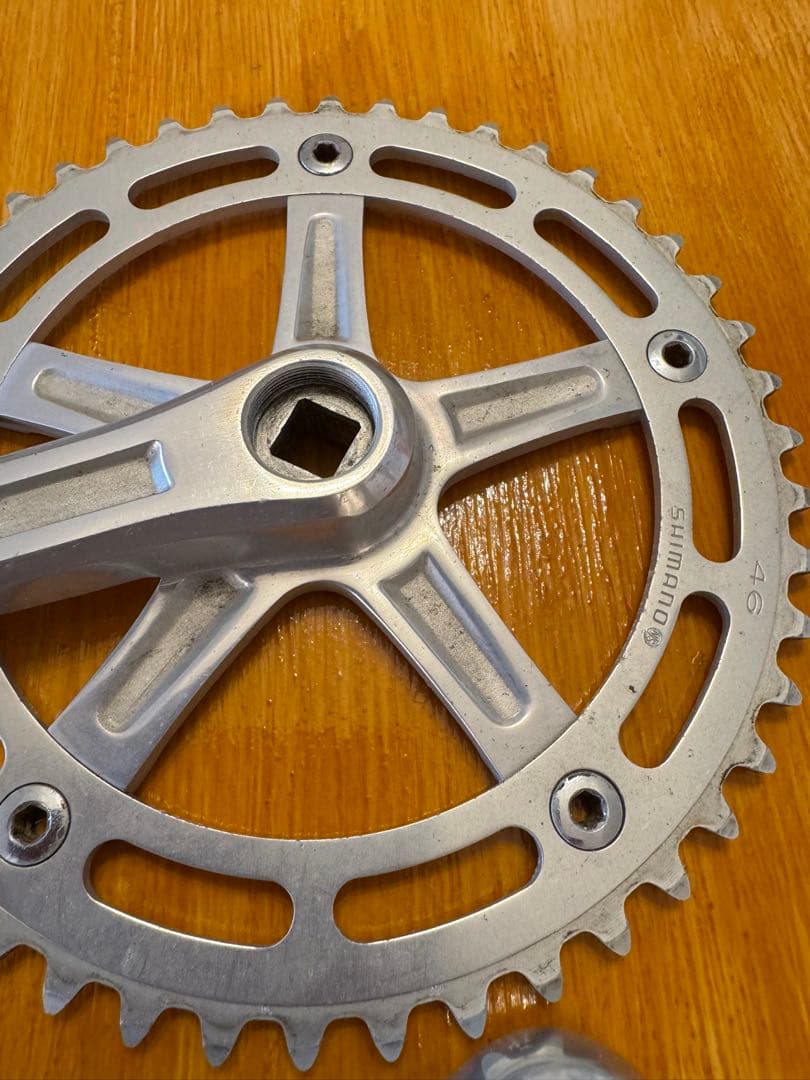 旧DURA-ACE ピスト用クランクセット 165mm Shimano