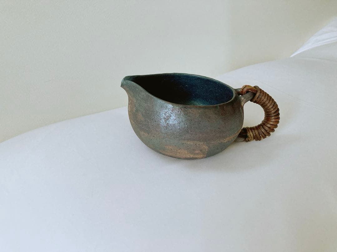 【最終値下げ　石原祥充　片口】かずら手ポット　安藤雅信　石原稔久　市川孝