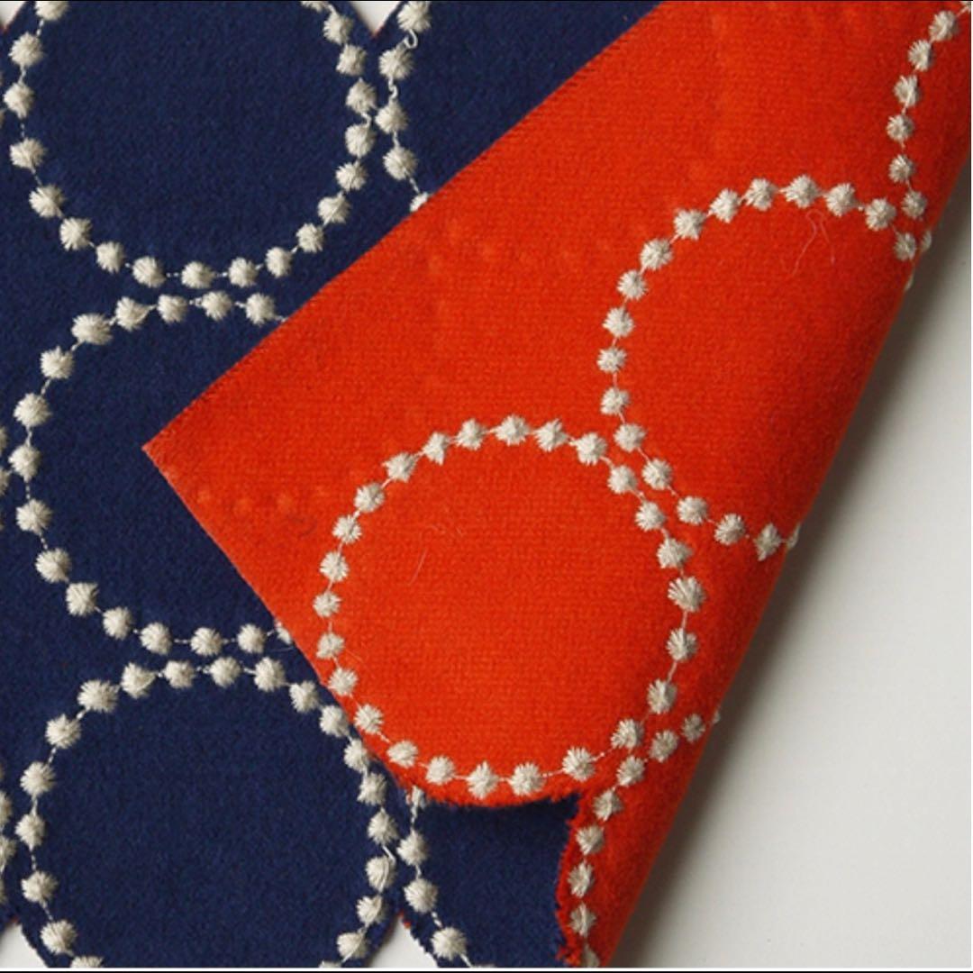 ミナペルホネン dop タンバリン l4 スクエア スツール【ネイビー】椅子