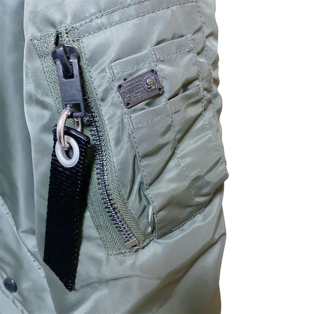 DIESEL MA-1 フライトジャケット オリーブグリー カーキ　Mサイズ