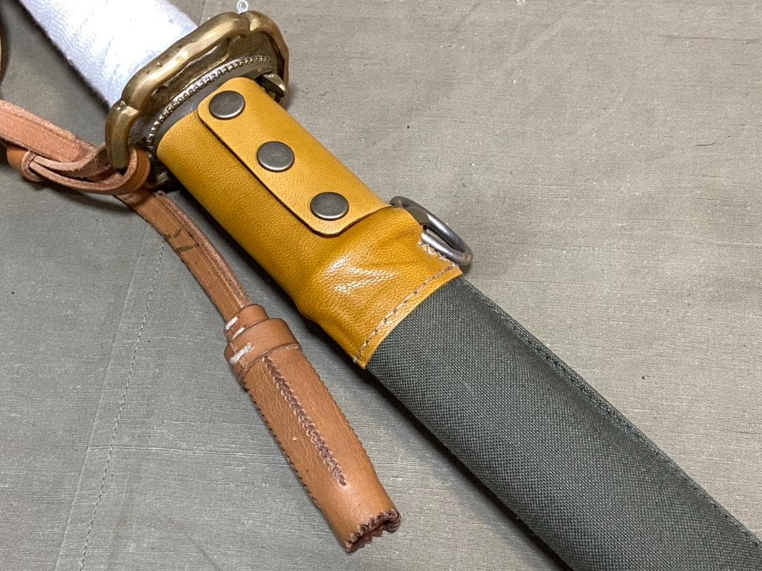 九五式軍刀用鞘覆 日本陸軍 曹長刀 鞘カバー 憲兵 騎兵