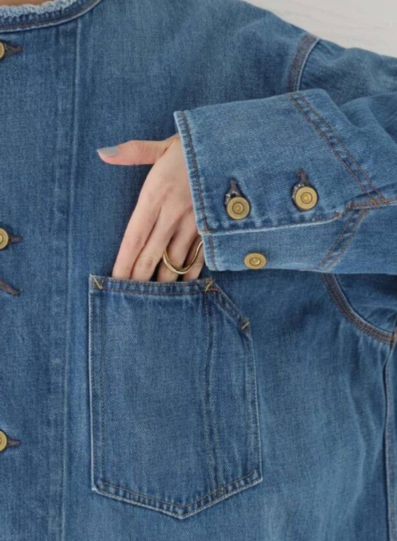 【タグ付き未使用】ジャーナルスタンダード　デニムカバーオール　ブルー