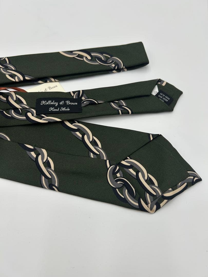 新品未使用　Holiday & Brown ネクタイ　ホリデー&ブラウン　緑