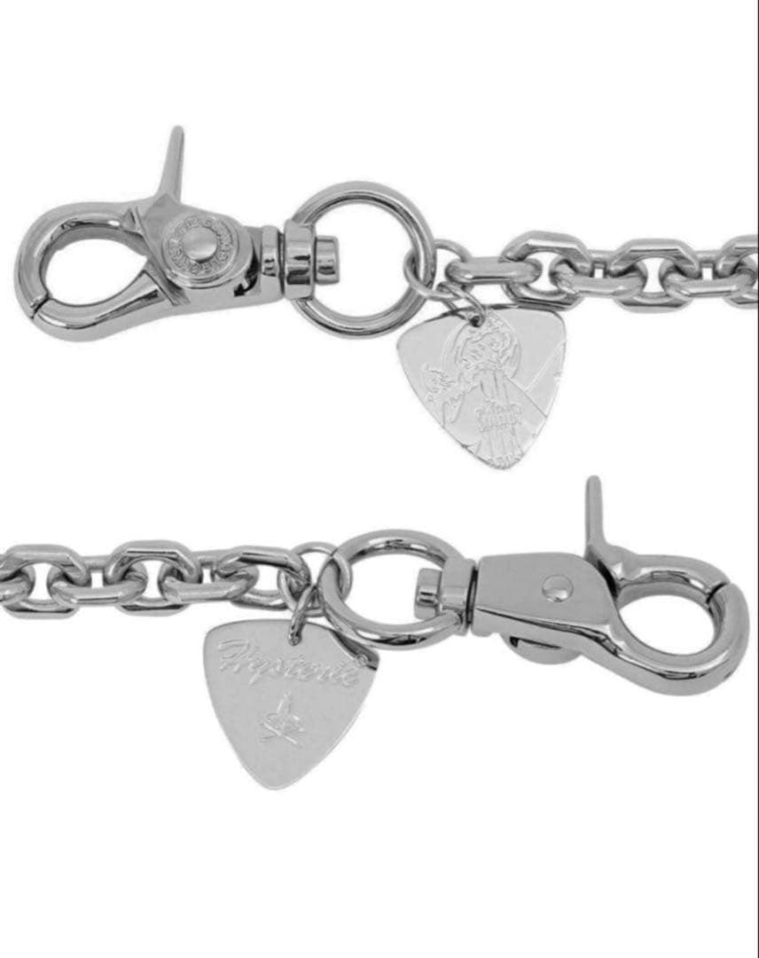 新品未使用品ヒステリックグラマーウォレットチェーンギターガールhysteric