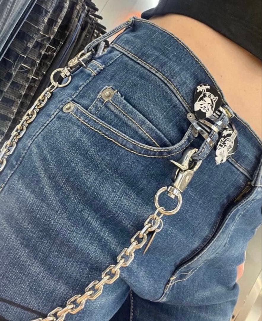 新品未使用品ヒステリックグラマーウォレットチェーンギターガールhysteric