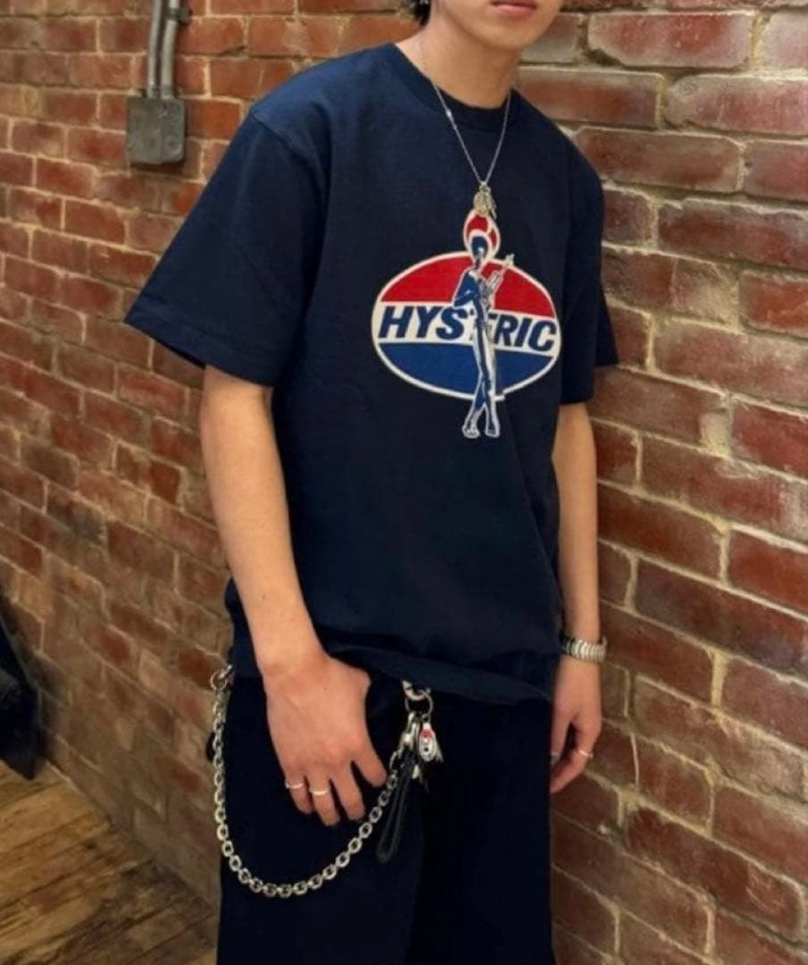 新品未使用品ヒステリックグラマーウォレットチェーンギターガールhysteric