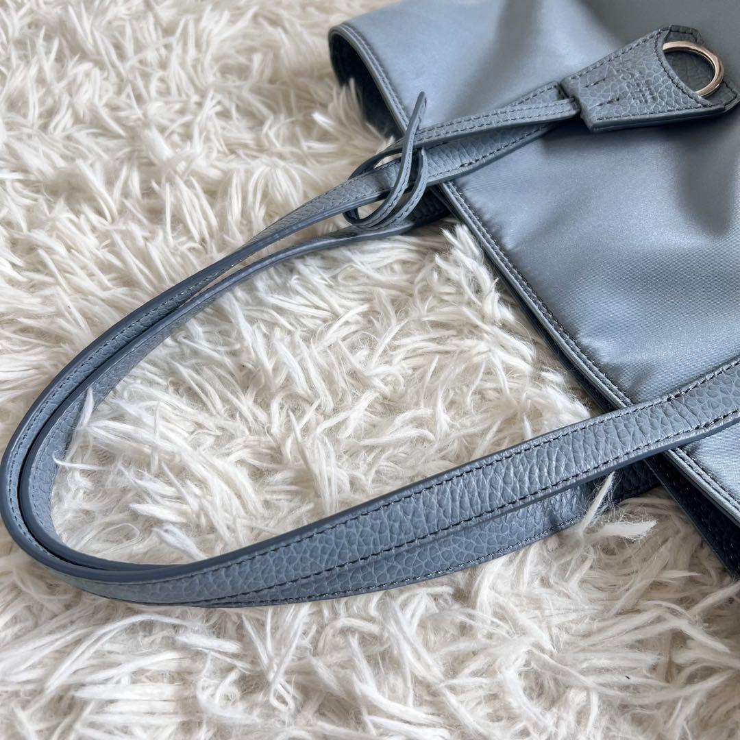 HIROFU ヒロフ 【 リベロ 】ナイロン トート バッグ M ブルー