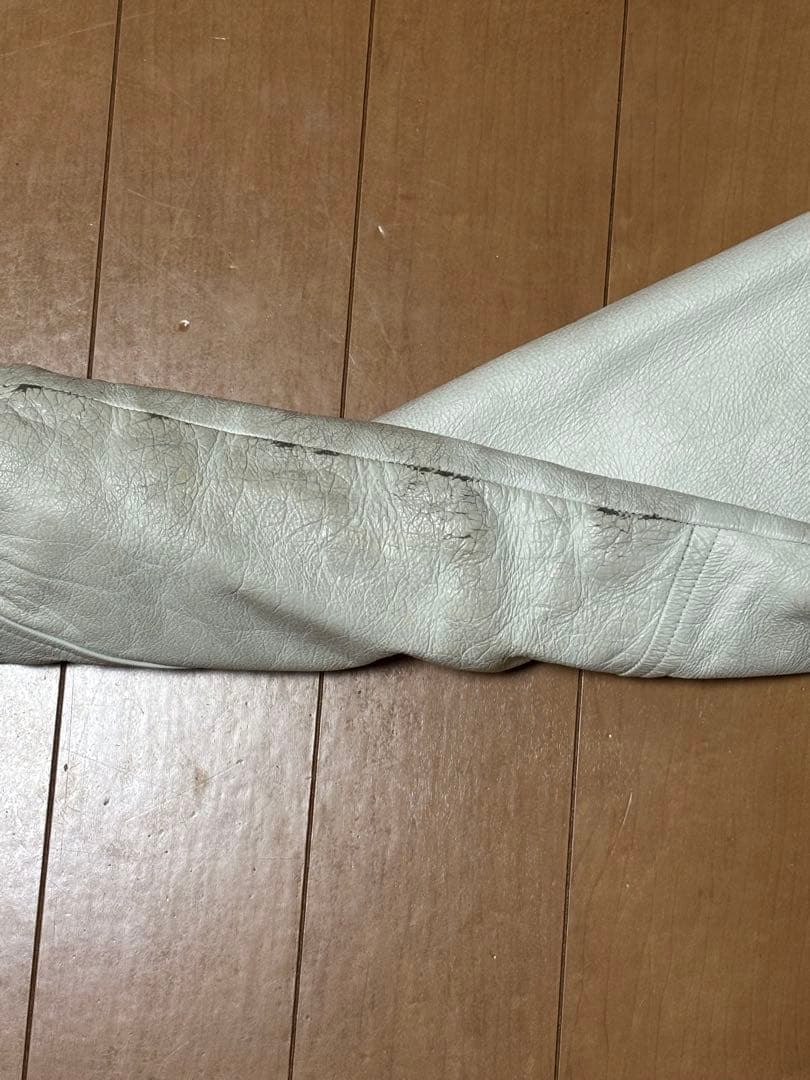 OLD STUSSY Big4 スタジャン M ホワイト