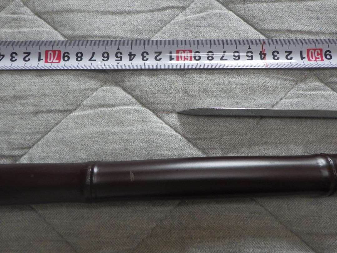 座頭市 仕込み杖 丸茶竹鞘新品未使用本商品は美術刀剣（模擬刀）です