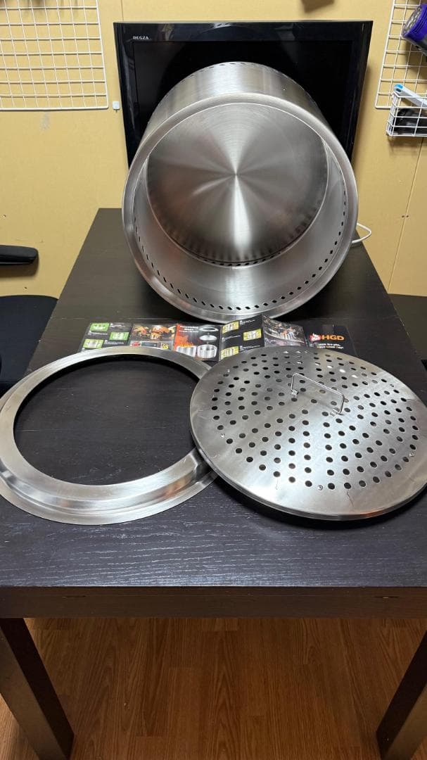 大型二次燃焼焚火台ストーブ ファイアーピット 新品未使用品