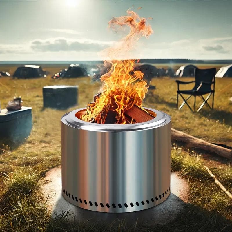 大型二次燃焼焚火台ストーブ ファイアーピット 新品未使用品