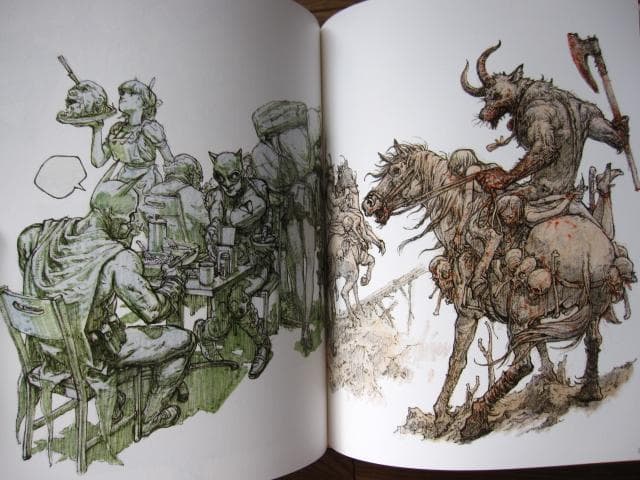 Omphalos　Sketchbook　Kim Jung Gi　金政基
