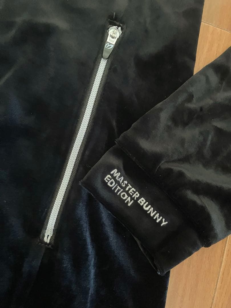 ⭐️ほぼ新品⭐️マスターバニー ベロア パーカーワンピース フーディ 黒