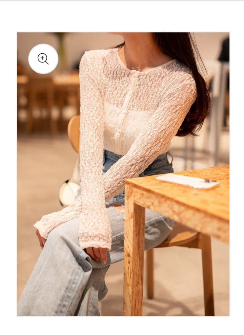 carla レースボディスーツ ホワイト