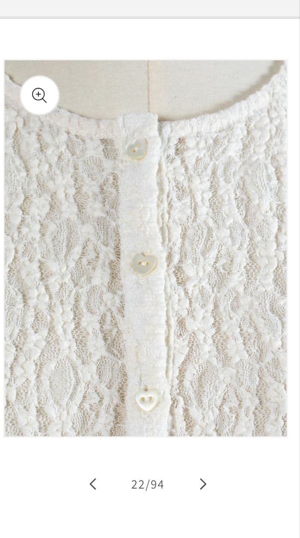 carla レースボディスーツ ホワイト