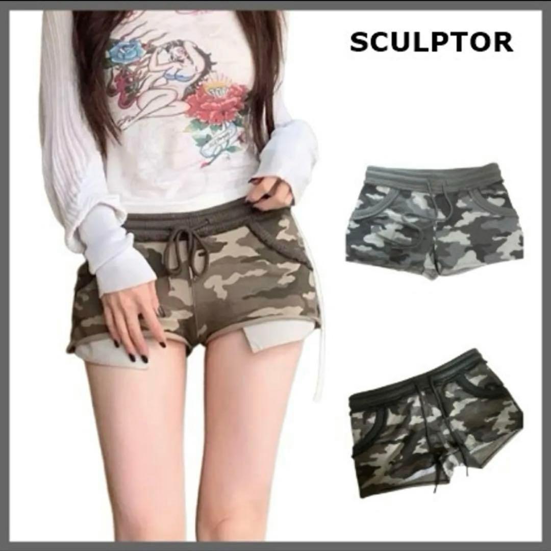 即日発送可能SCULPTOR 迷彩ショートパンツ