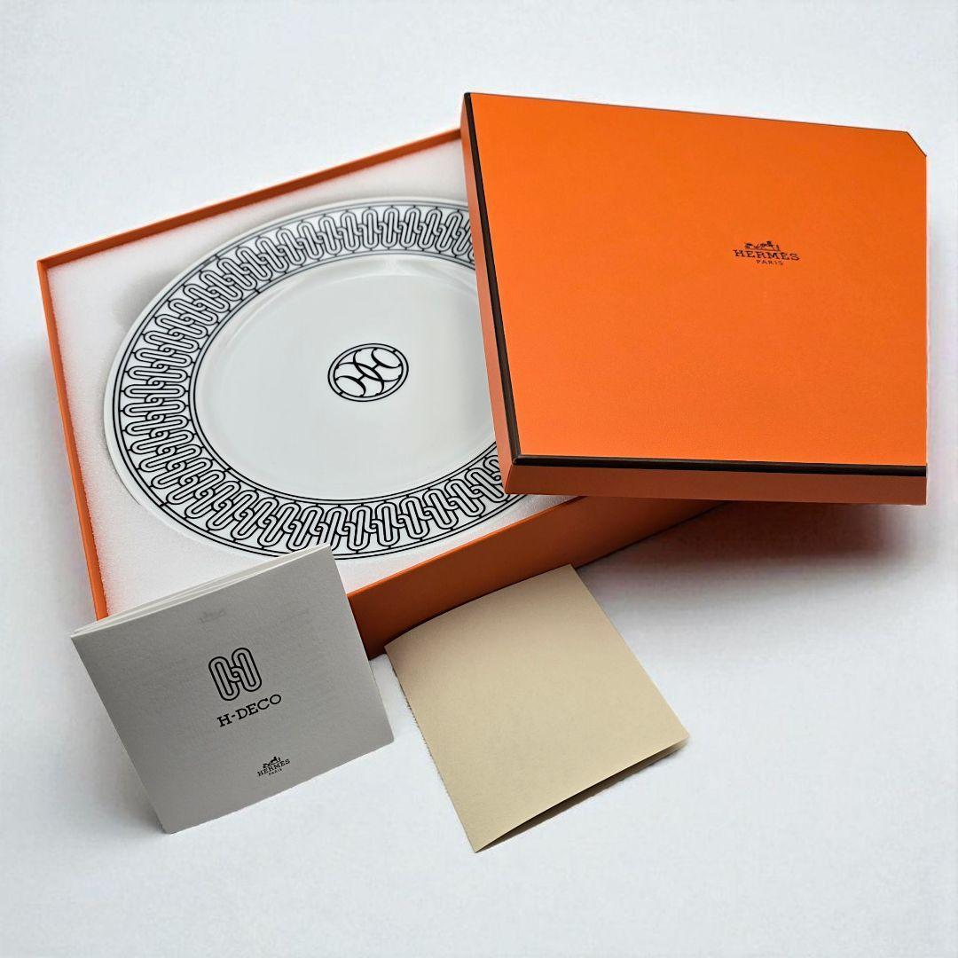 HERMES エルメス Hデコ アッシュデコ デザートプレートペア（22.5）