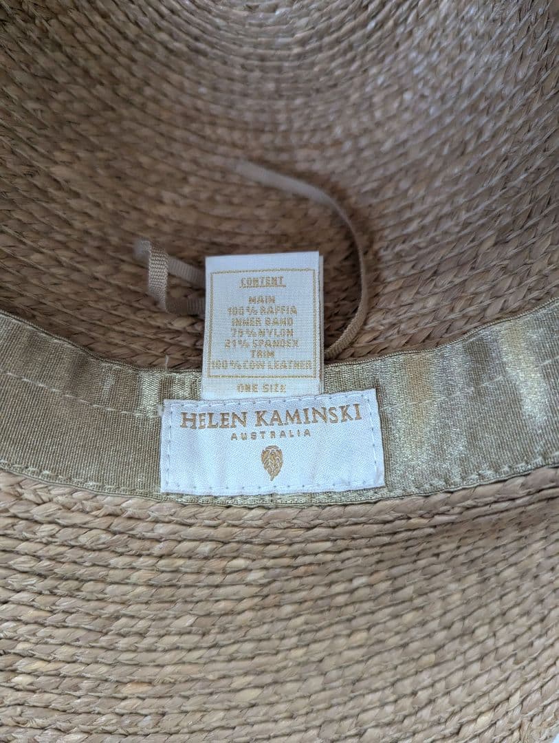 ヘレン・カミンスキー　ラフィアハット