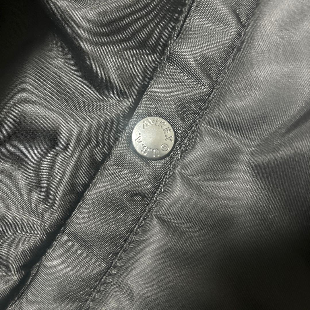 AVIREX ブラック フライトジャケット 2XL