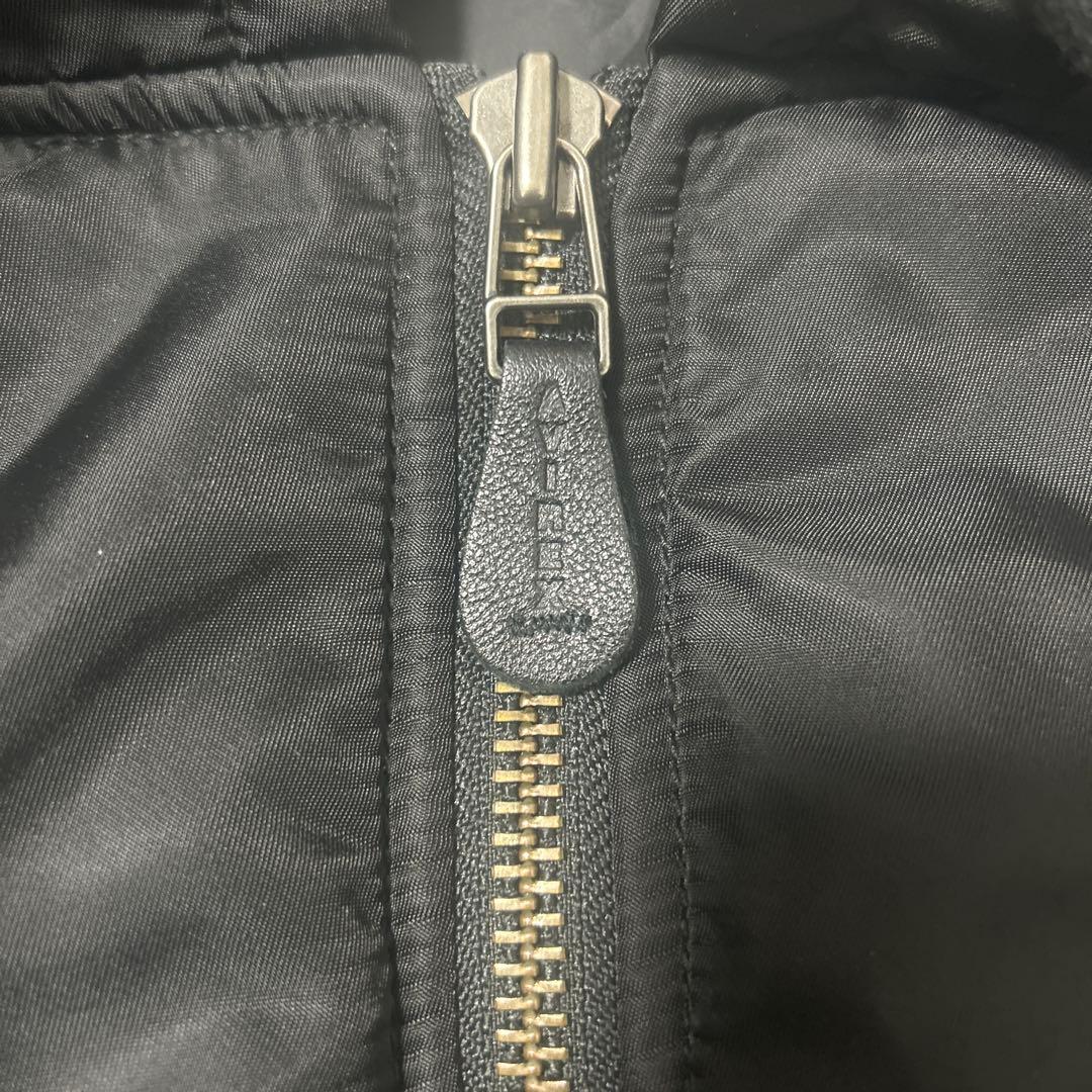 AVIREX ブラック フライトジャケット 2XL