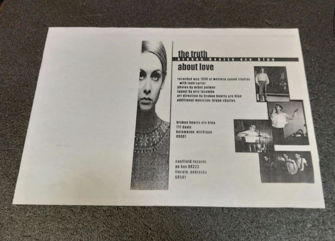 broken hearts are blue レコード