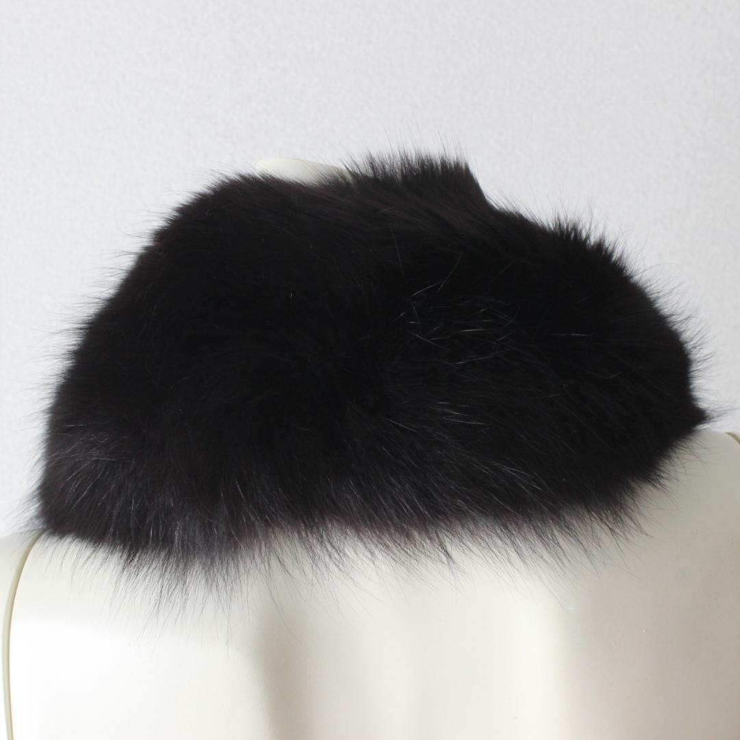 箱付き【新品同様】サガ フォックス SAGA FOX ショール マフラー 黒