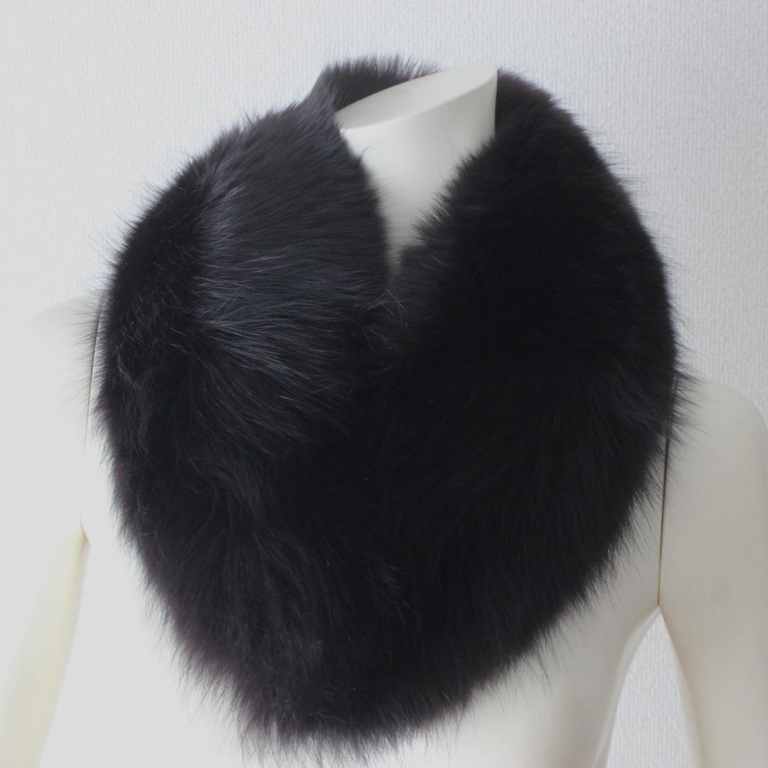 箱付き【新品同様】サガ フォックス SAGA FOX ショール マフラー 黒