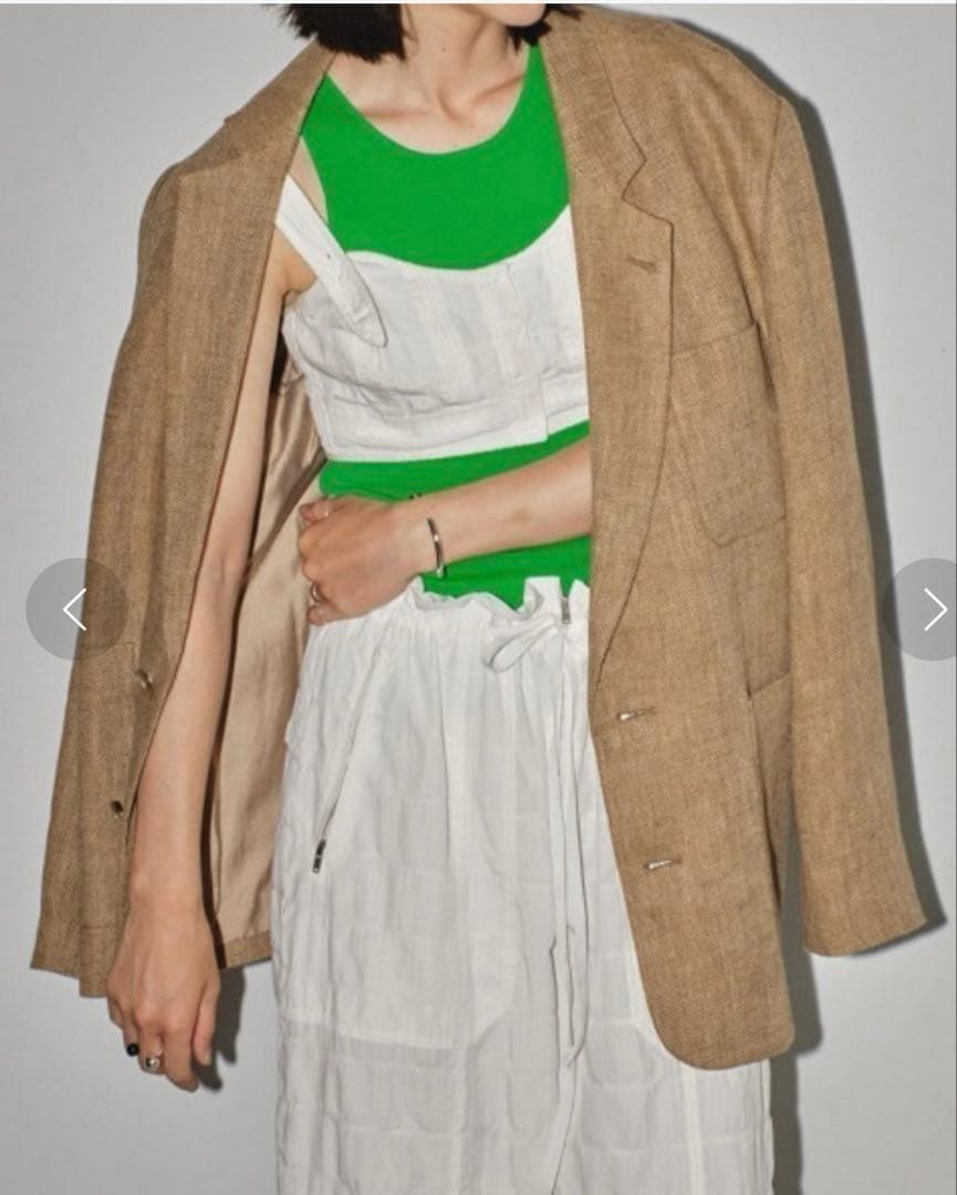 TODAYFUL Boyfriend Linen Jacket ベージュ