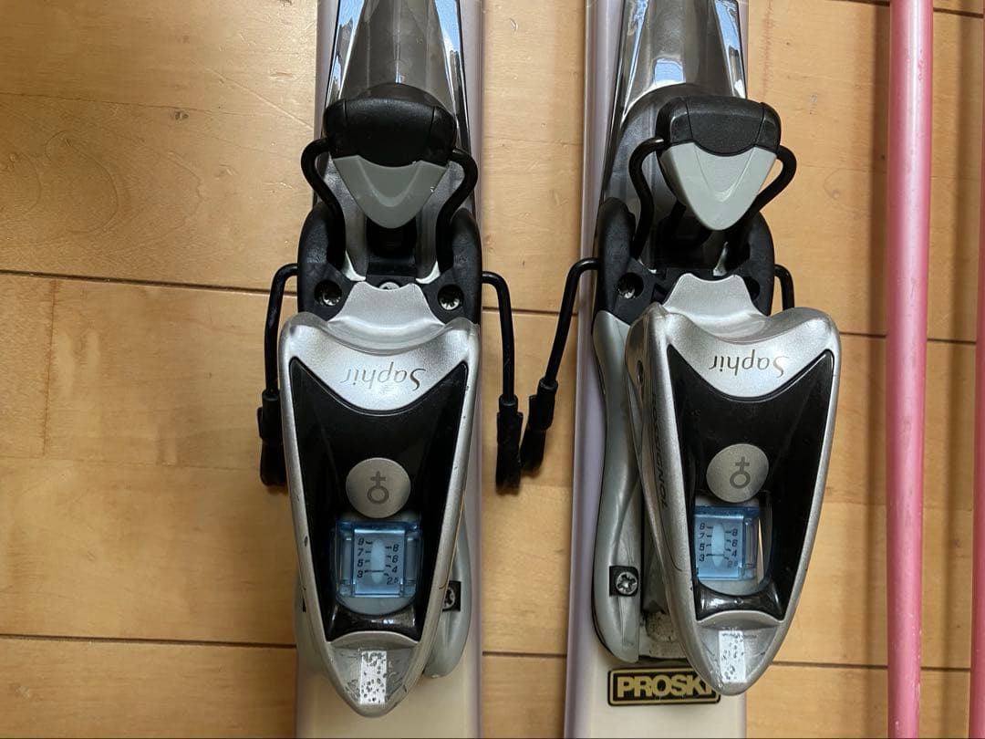 レディース ROSSIGNOL✴︎カービングスキー板148・ストック