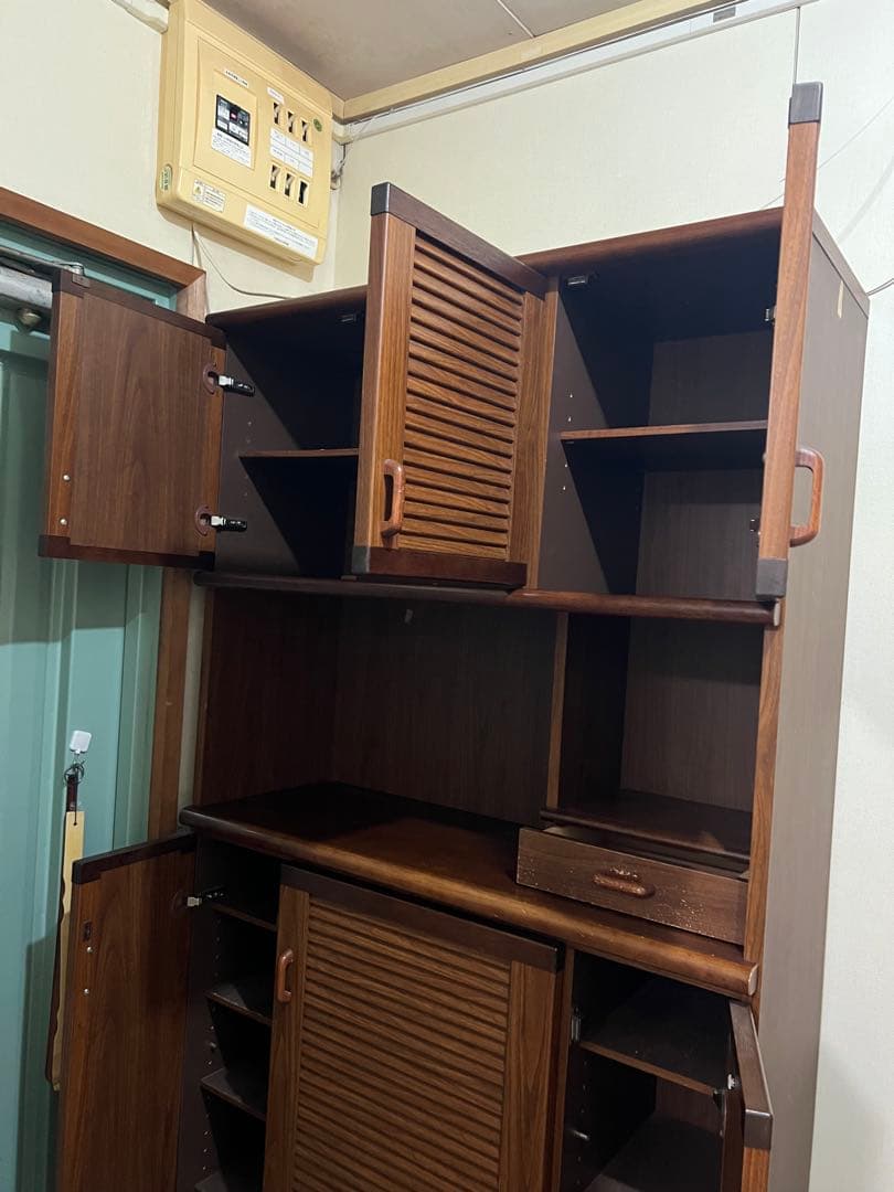 5月末までシューズラック　アンティーク家具