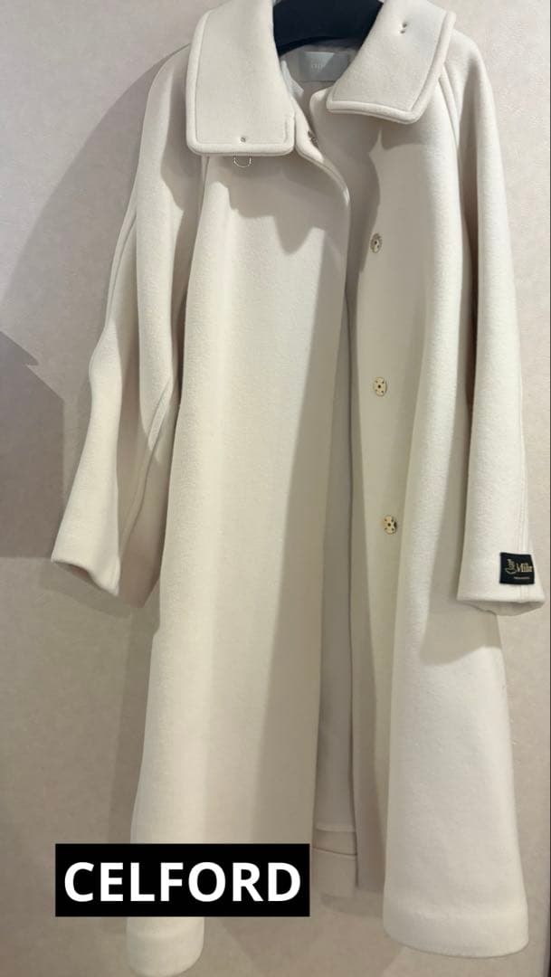 CELFORD アイボリー ロングコート