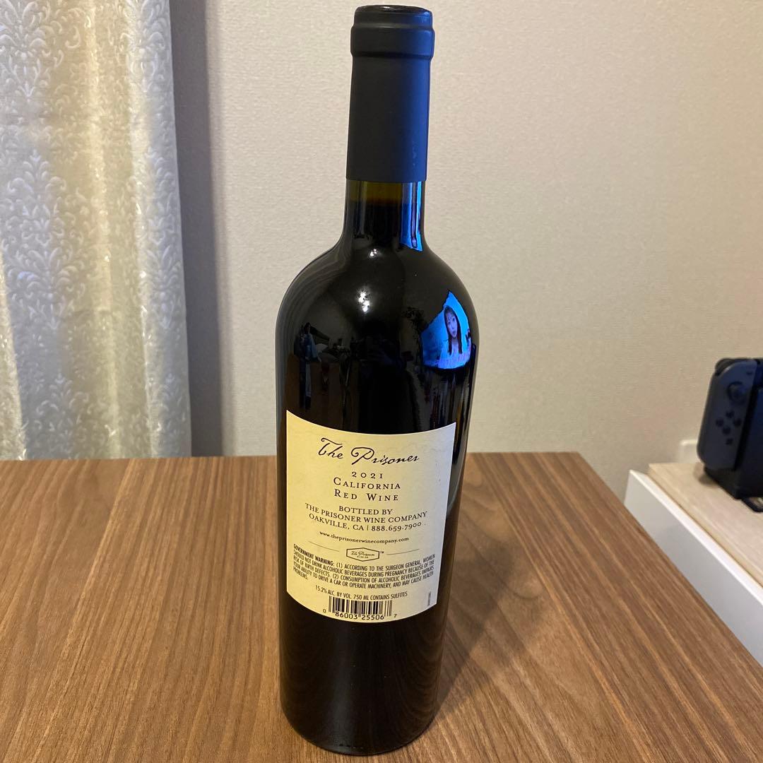 ザ・プリズナー・カリフォルニア　レッドワイン2021