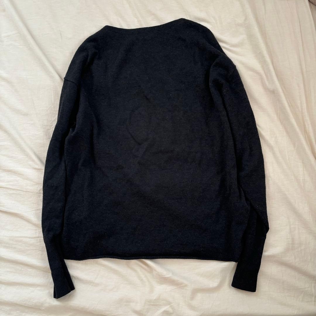 値下げ。COMOLI ブラック 長袖カットソー