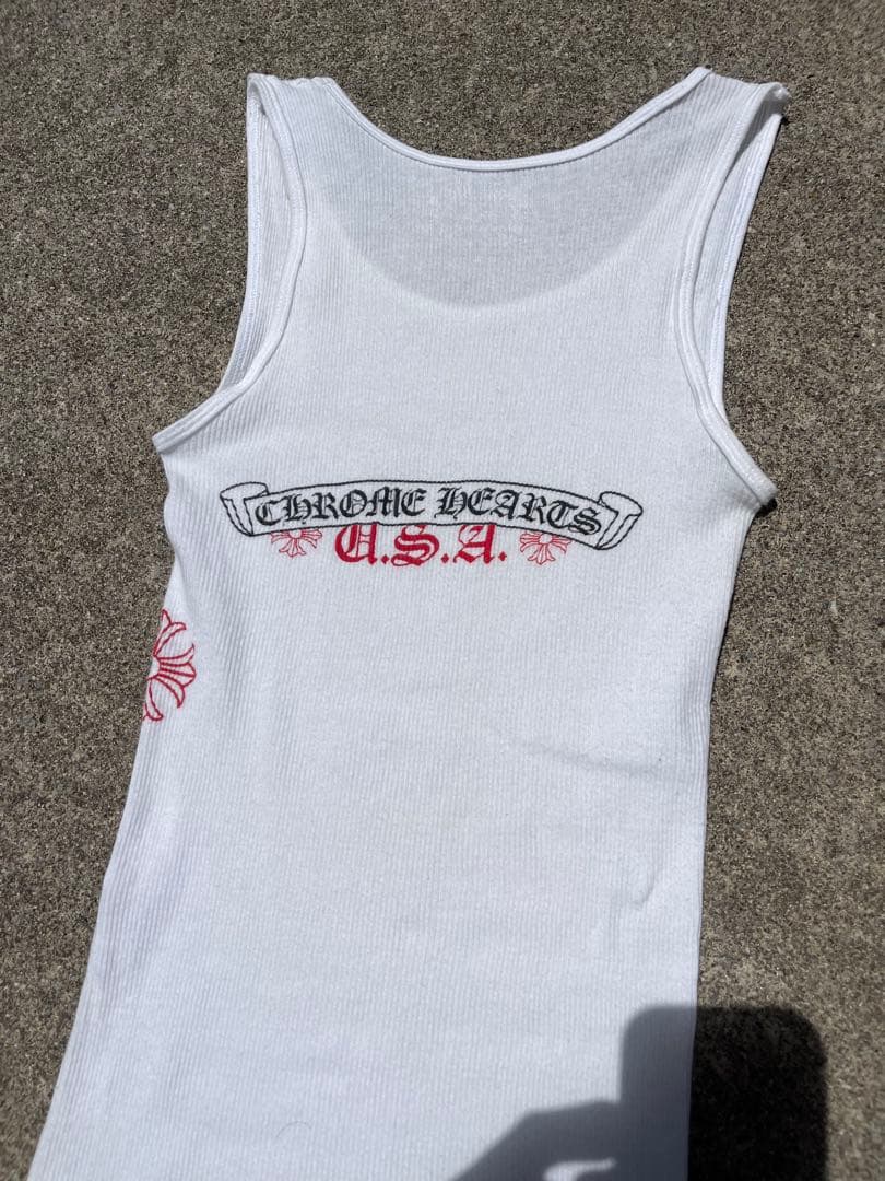 【正規品】Chrome Hearts タンクトップ USA製 サーマル生地　レア