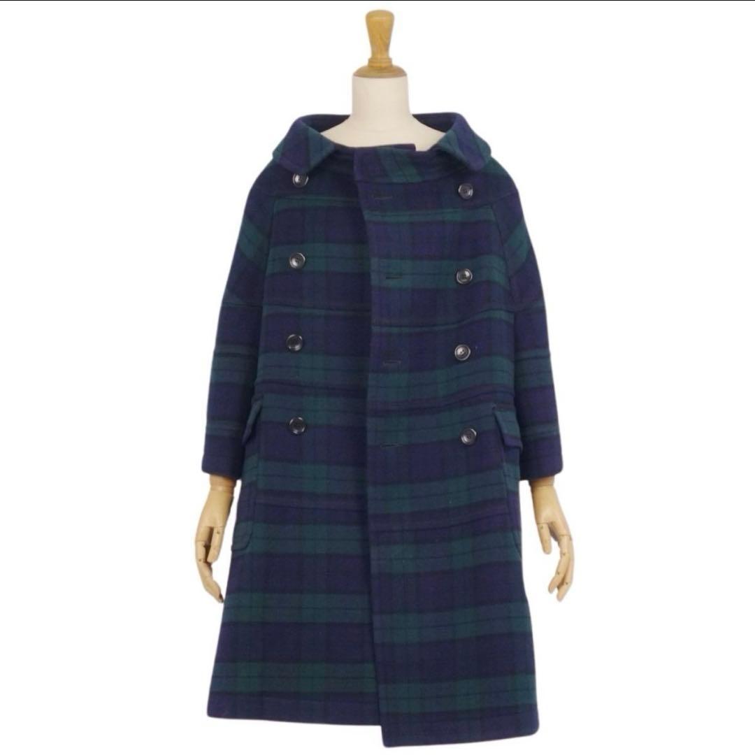 トリコ コムデギャルソン tricot チェック柄コート