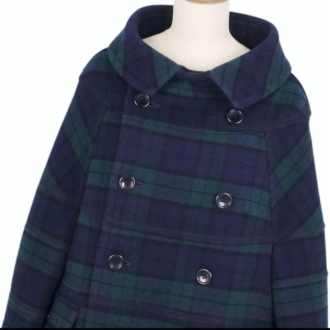 トリコ コムデギャルソン tricot チェック柄コート