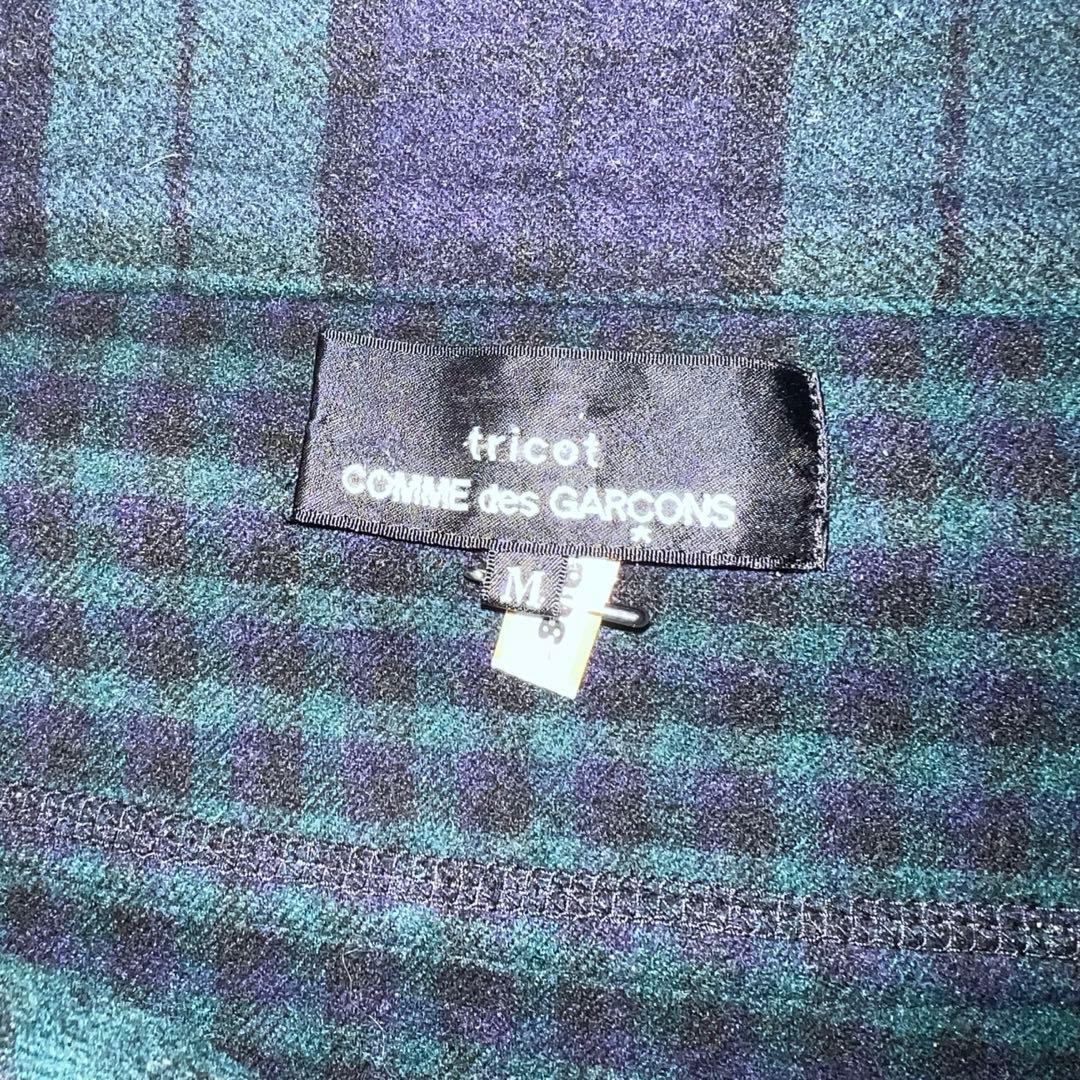 トリコ コムデギャルソン tricot チェック柄コート