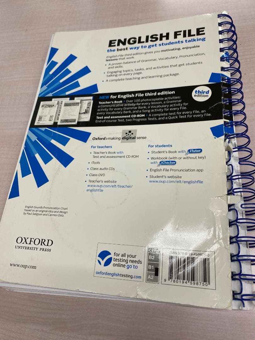 ENGLISH FILE Pre-intermediate・3点セット